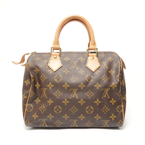 LOUIS VUITTON Monogram Speedy 25, manufactured in 1999. Handbag Brown WS28455
