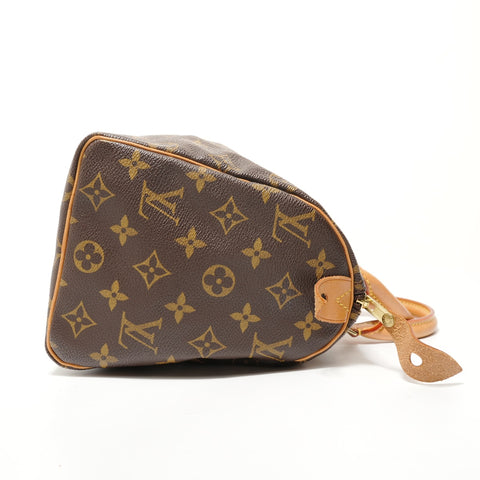 LOUIS VUITTON Monogram Speedy 25, manufactured in 1999. Handbag Brown WS28455