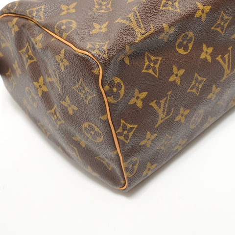 LOUIS VUITTON Monogram Speedy 25, manufactured in 1999. Handbag Brown WS28455