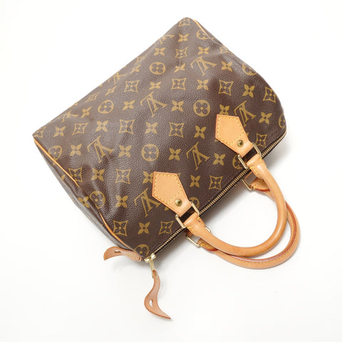 LOUIS VUITTON Monogram Speedy 25, manufactured in 1999. Handbag Brown WS28455