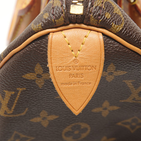 LOUIS VUITTON Monogram Speedy 25, manufactured in 1999. Handbag Brown WS28455