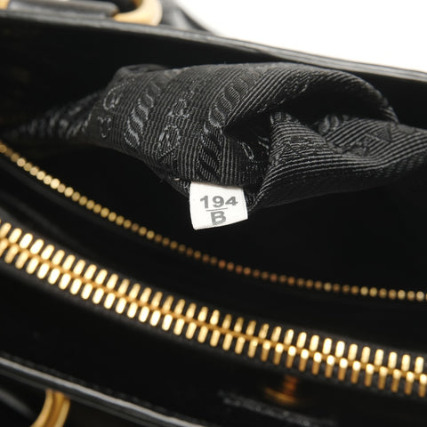 PRADA Vitello Shine Tote Bag BN2533 Handbag black WS28457