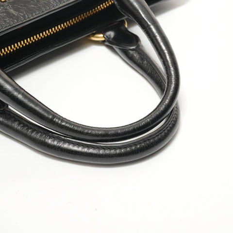PRADA Vitello Shine Tote Bag BN2533 Handbag black WS28457