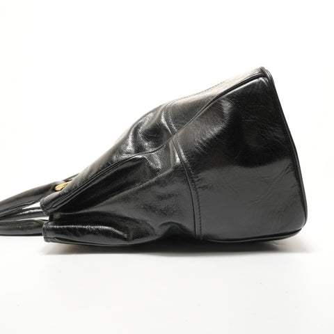 PRADA Vitello Shine Tote Bag BN2533 Handbag black WS28457