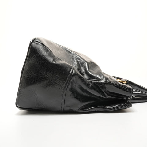 PRADA Vitello Shine Tote Bag BN2533 Handbag black WS28457