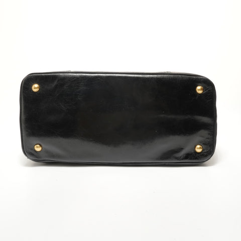 PRADA Vitello Shine Tote Bag BN2533 Handbag black WS28457
