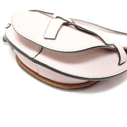 LOEWE Gate Dual Mini Leather Shoulder Bag pink WS28459