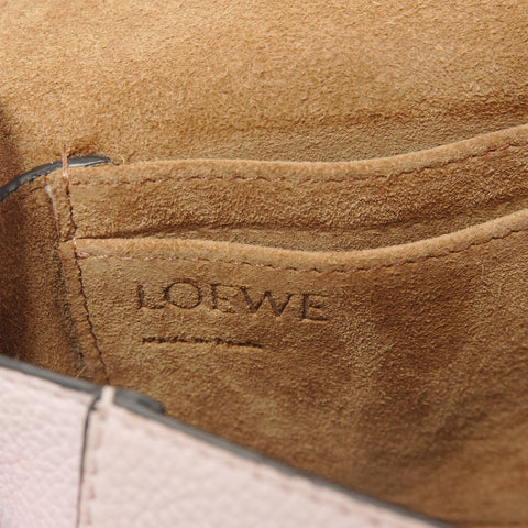 LOEWE Gate Dual Mini Leather Shoulder Bag pink WS28459