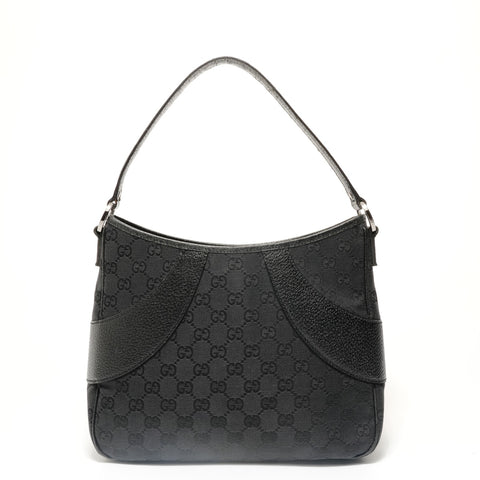 GUCCI GG Canvas 113012 Shoulder Bag black WS28463