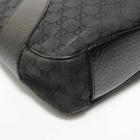 GUCCI GG Canvas 113012 Shoulder Bag black WS28463