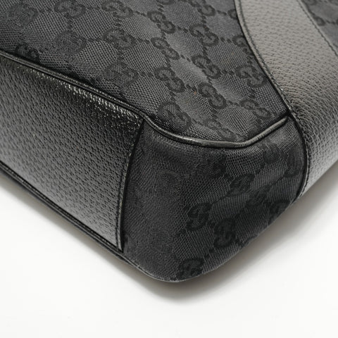 GUCCI GG Canvas 113012 Shoulder Bag black WS28463