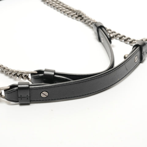 CHANEL Accordion Chain Lambskin, Item No. 23 Shoulder Bag black WS28464