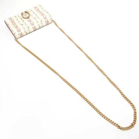 GUCCI Dionysus Chain Shoulder Flower Leather Shoulder Bag multicolor WS28466