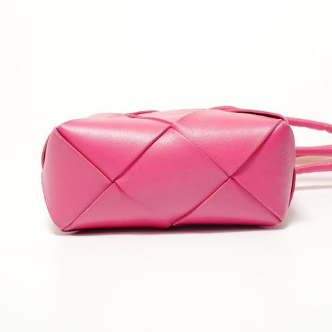 BOTTEGAVENETA Mini Cassette Camera Leather Shoulder Bag pink WS28467
