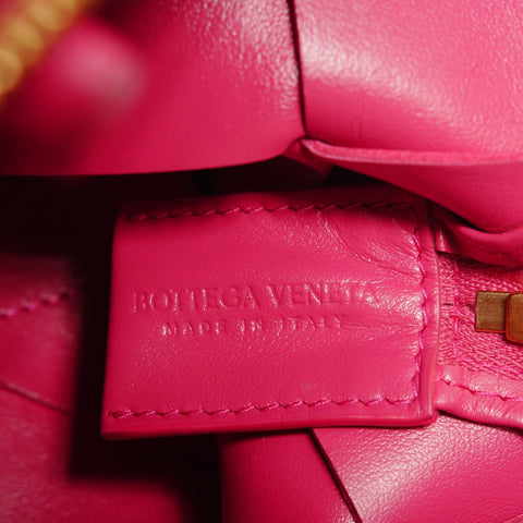 BOTTEGAVENETA Mini Cassette Camera Leather Shoulder Bag pink WS28467