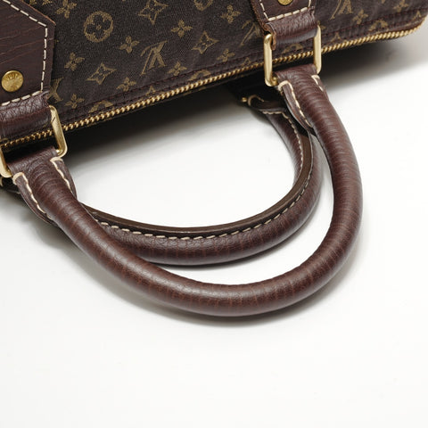 LOUIS VUITTON Monogram Mini Run Speedy 30, manufactured in 2007. Handbag Brown WS28468
