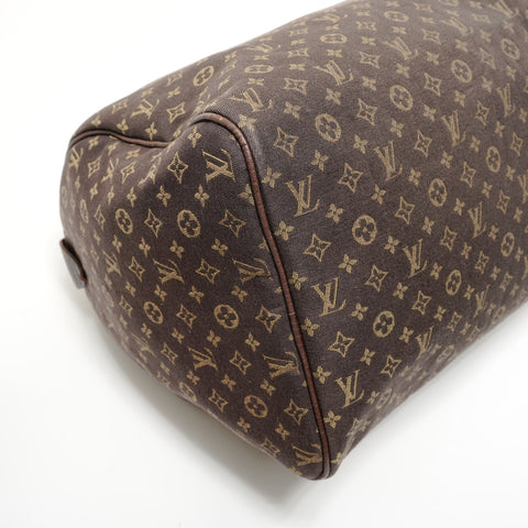 LOUIS VUITTON Monogram Mini Run Speedy 30, manufactured in 2007. Handbag Brown WS28468