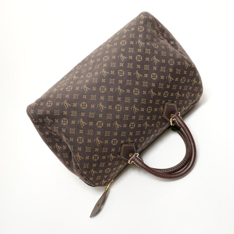LOUIS VUITTON Monogram Mini Run Speedy 30, manufactured in 2007. Handbag Brown WS28468