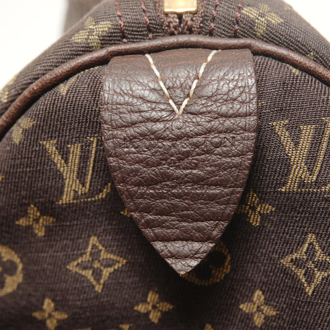 LOUIS VUITTON Monogram Mini Run Speedy 30, manufactured in 2007. Handbag Brown WS28468