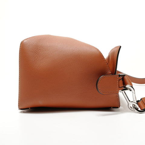 LOEWE Puzzle Bag Medium 2-Way Leather Shoulder Bag Brown WS28475