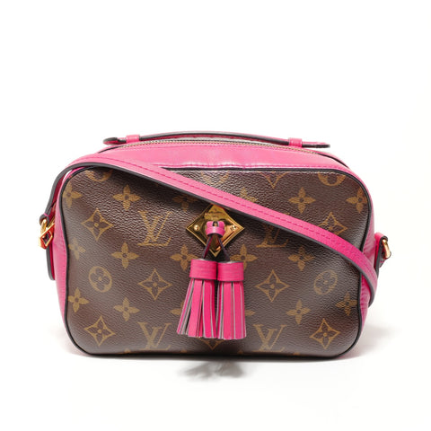 LOUIS VUITTON 2018 Monogram Saintonge Shoulder Bag Brown WS28476