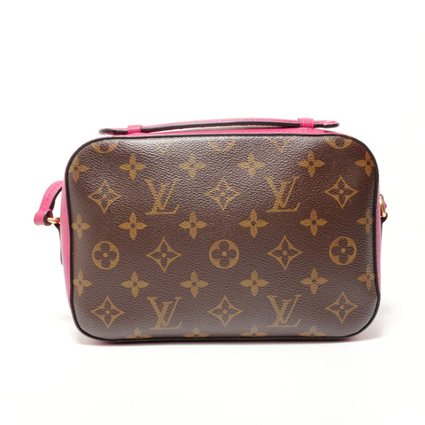 LOUIS VUITTON 2018 Monogram Saintonge Shoulder Bag Brown WS28476