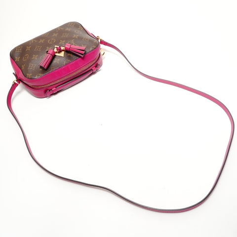 LOUIS VUITTON 2018 Monogram Saintonge Shoulder Bag Brown WS28476