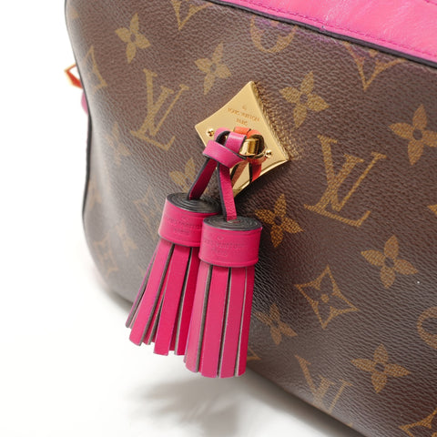 LOUIS VUITTON 2018 Monogram Saintonge Shoulder Bag Brown WS28476