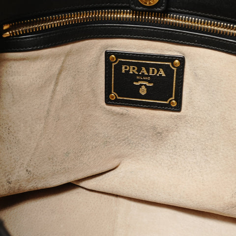 PRADA Soft calfskin BR4691 Tote Bag black WS28478