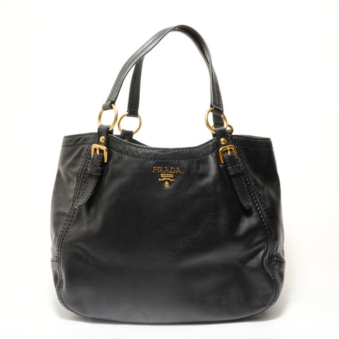 PRADA Soft calfskin BR4691 Tote Bag black WS28478