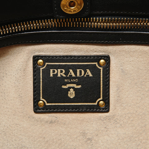 PRADA Soft calfskin BR4691 Tote Bag black WS28478