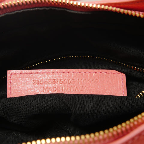 BALENCIAGA Giant First 2WAY Leather 285433 Handbag pink WS28480