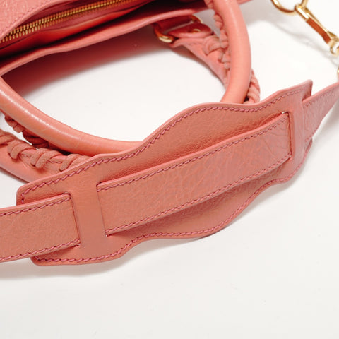 BALENCIAGA Giant First 2WAY Leather 285433 Handbag pink WS28480