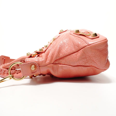 BALENCIAGA Giant First 2WAY Leather 285433 Handbag pink WS28480