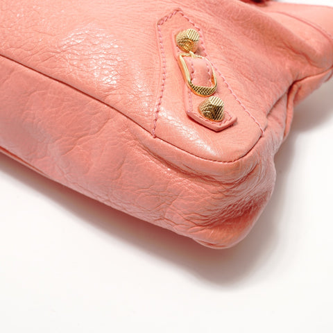 BALENCIAGA Giant First 2WAY Leather 285433 Handbag pink WS28480