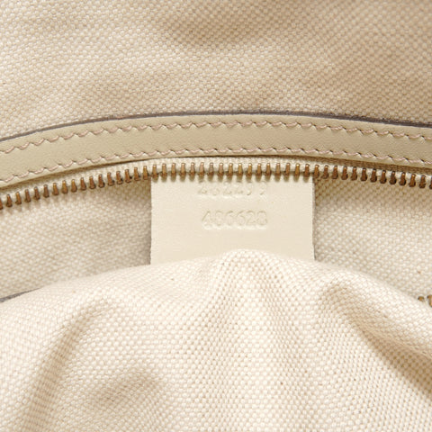 GUCCI Scarlett 2WAY GG Canvas Handbag beige WS28484