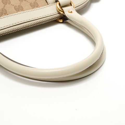 GUCCI Scarlett 2WAY GG Canvas Handbag beige WS28484