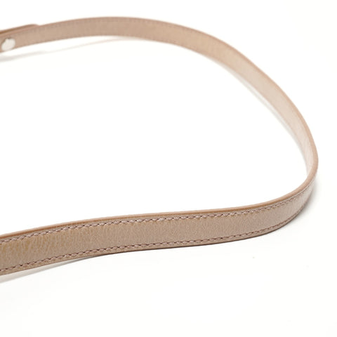 Miu Miu Vitello Lux 2-Way Leather Handbag beige WS28485
