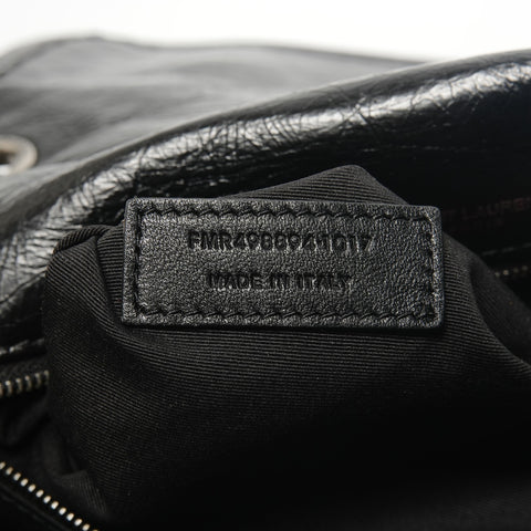 YVES SAINT LAURENT Niki Chain Shoulder 2WAY Leather Shoulder Bag black WS28489
