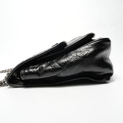 YVES SAINT LAURENT Niki Chain Shoulder 2WAY Leather Shoulder Bag black WS28489