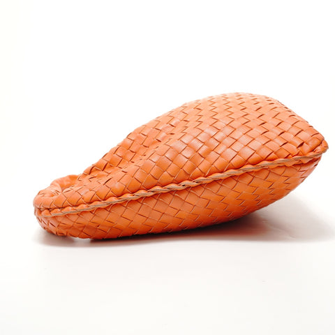 BOTTEGAVENETA INTRECCIATO One Shoulder Bag Leather Orange Handbag Orange WS28496
