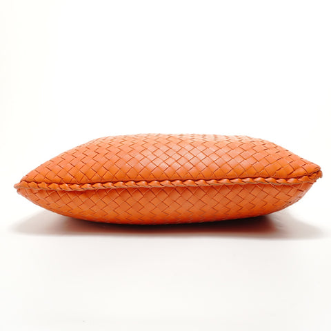 BOTTEGAVENETA INTRECCIATO One Shoulder Bag Leather Orange Handbag Orange WS28496