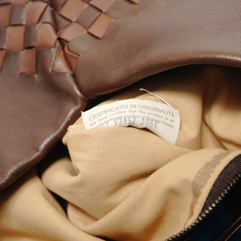 BOTTEGAVENETA one belt INTRECCIATO leather 131597 V3952 2085 Shoulder Bag Brown WS28498