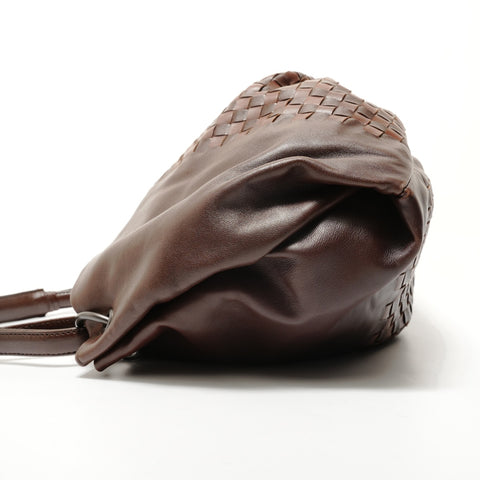 BOTTEGAVENETA one belt INTRECCIATO leather 131597 V3952 2085 Shoulder Bag Brown WS28498