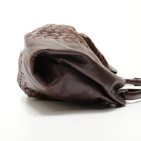 BOTTEGAVENETA one belt INTRECCIATO leather 131597 V3952 2085 Shoulder Bag Brown WS28498