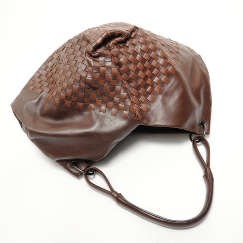 BOTTEGAVENETA one belt INTRECCIATO leather 131597 V3952 2085 Shoulder Bag Brown WS28498