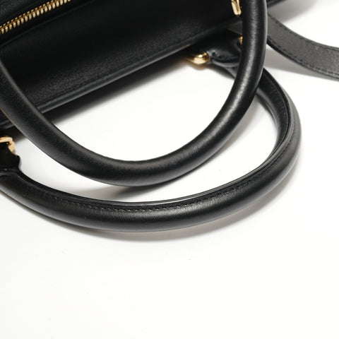 LOEWE Amazona 36 2WAY Leather Handbag black WS28501