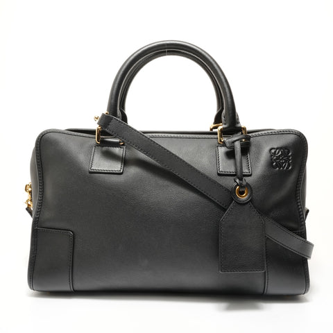 LOEWE Amazona 36 2WAY Leather Handbag black WS28501