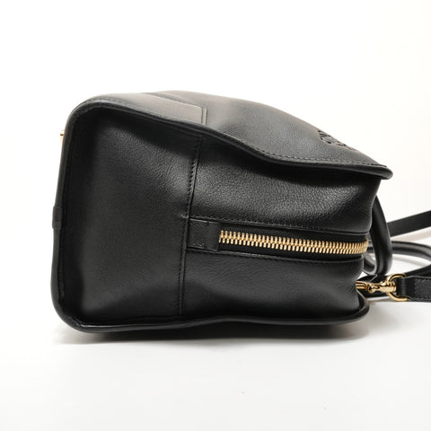 LOEWE Amazona 36 2WAY Leather Handbag black WS28501