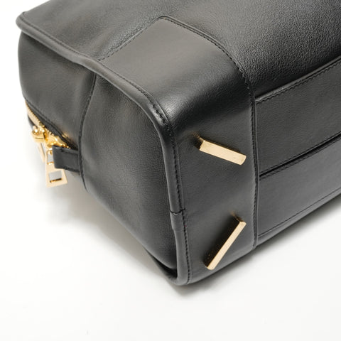 LOEWE Amazona 36 2WAY Leather Handbag black WS28501
